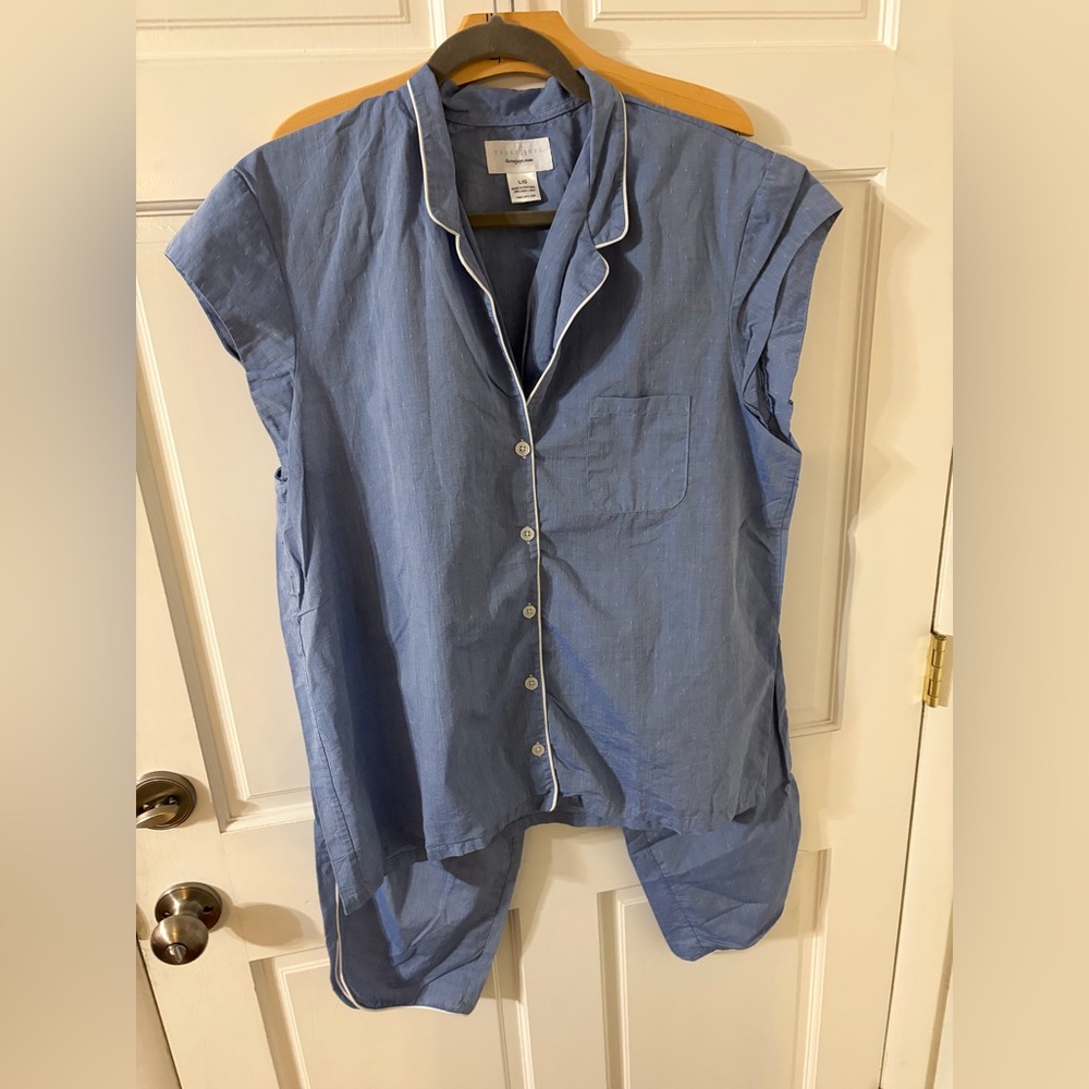 Three J NYC Blue Steel 100% Cotton Pajamas Portugal L